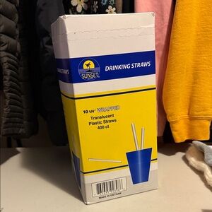 Translucent Drinking Straws - 400 ct